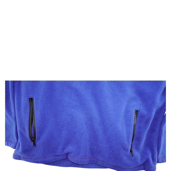 Polo Ralph Lauren Vintage Blue Fleece Pullover – Size M - Picture 4 of 5